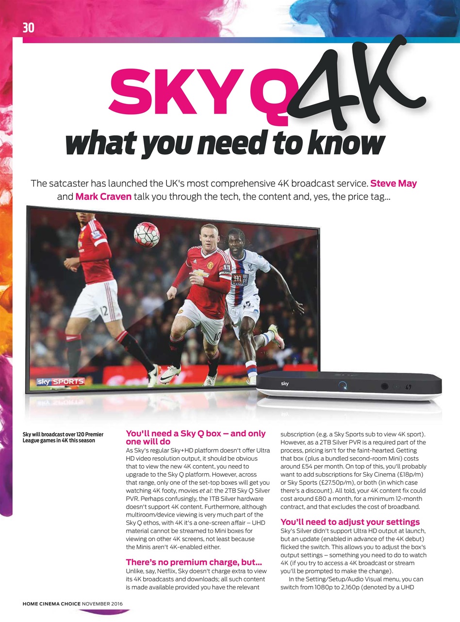 Home Cinema Choice Preview Pages