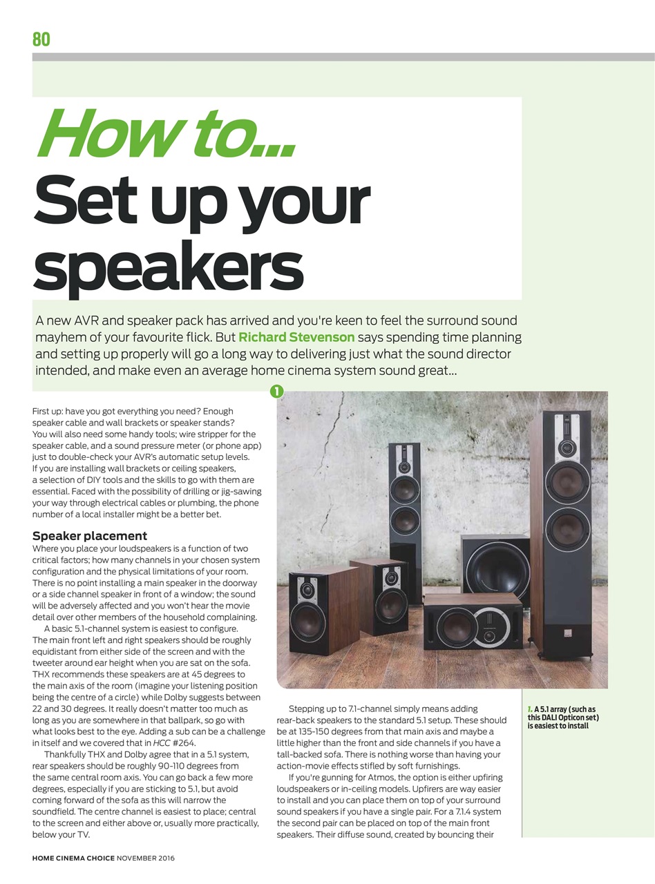 Home Cinema Choice Preview Pages
