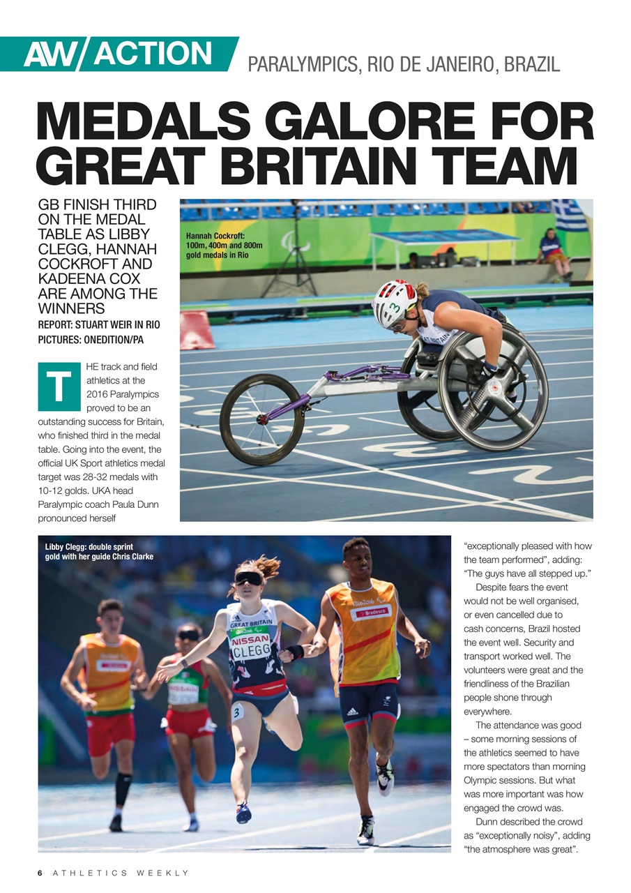 AW – Athletics Weekly Magazine Preview Pages