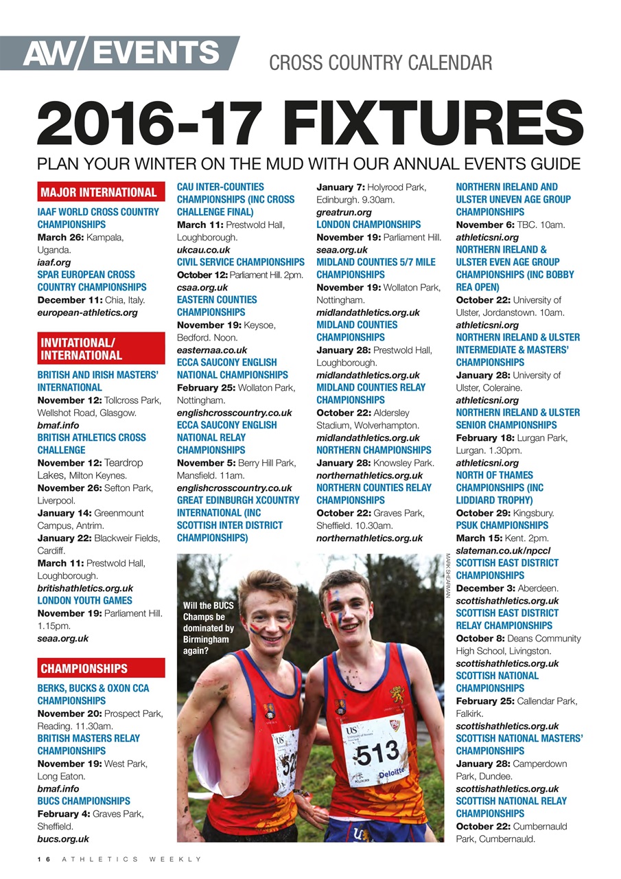 AW – Athletics Weekly Magazine Preview Pages