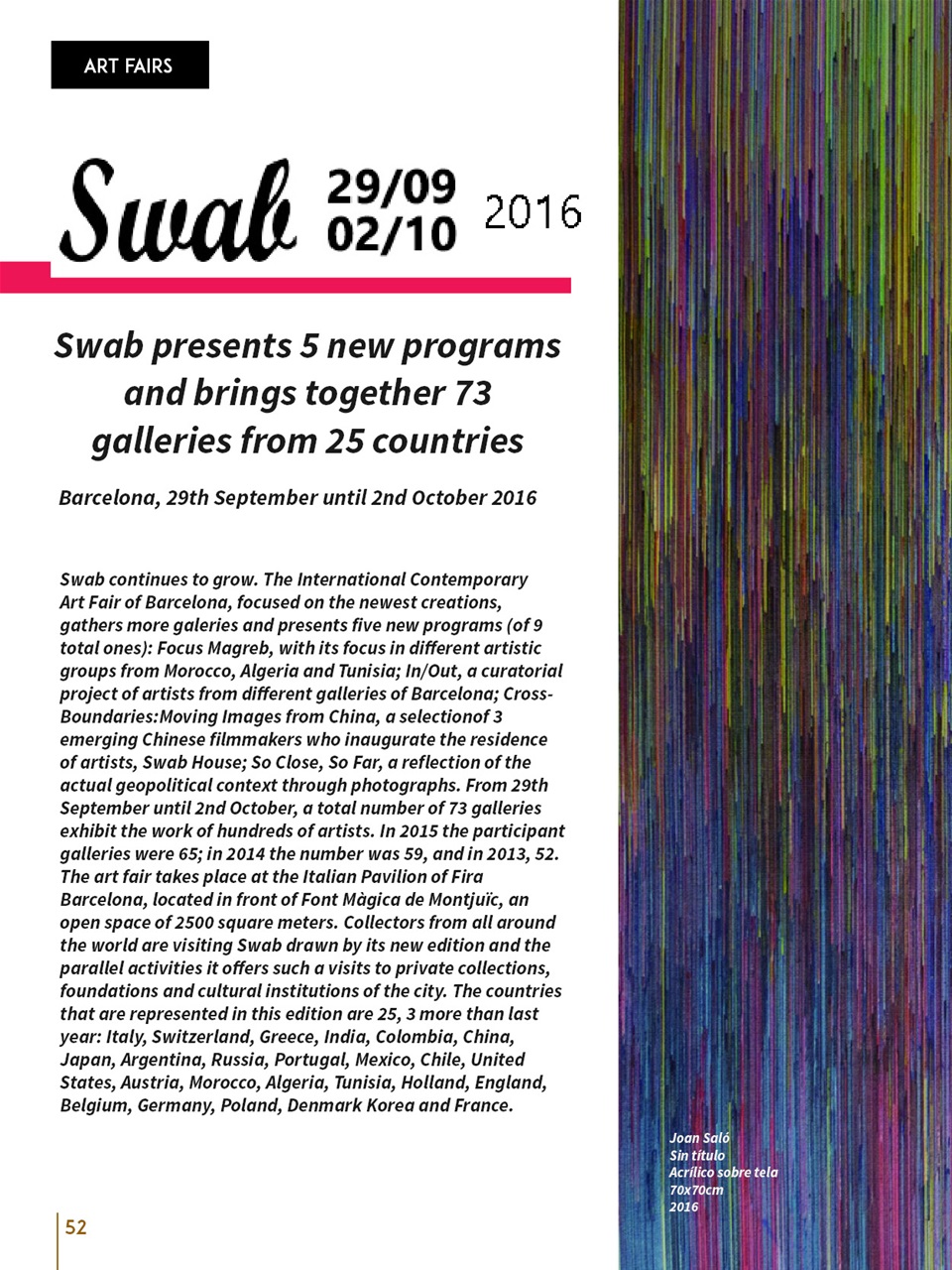 Art Market Magazine Preview Pages