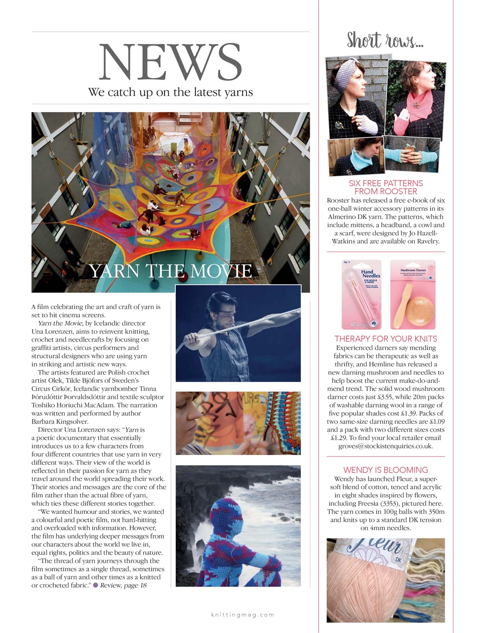 Knitting Preview Pages