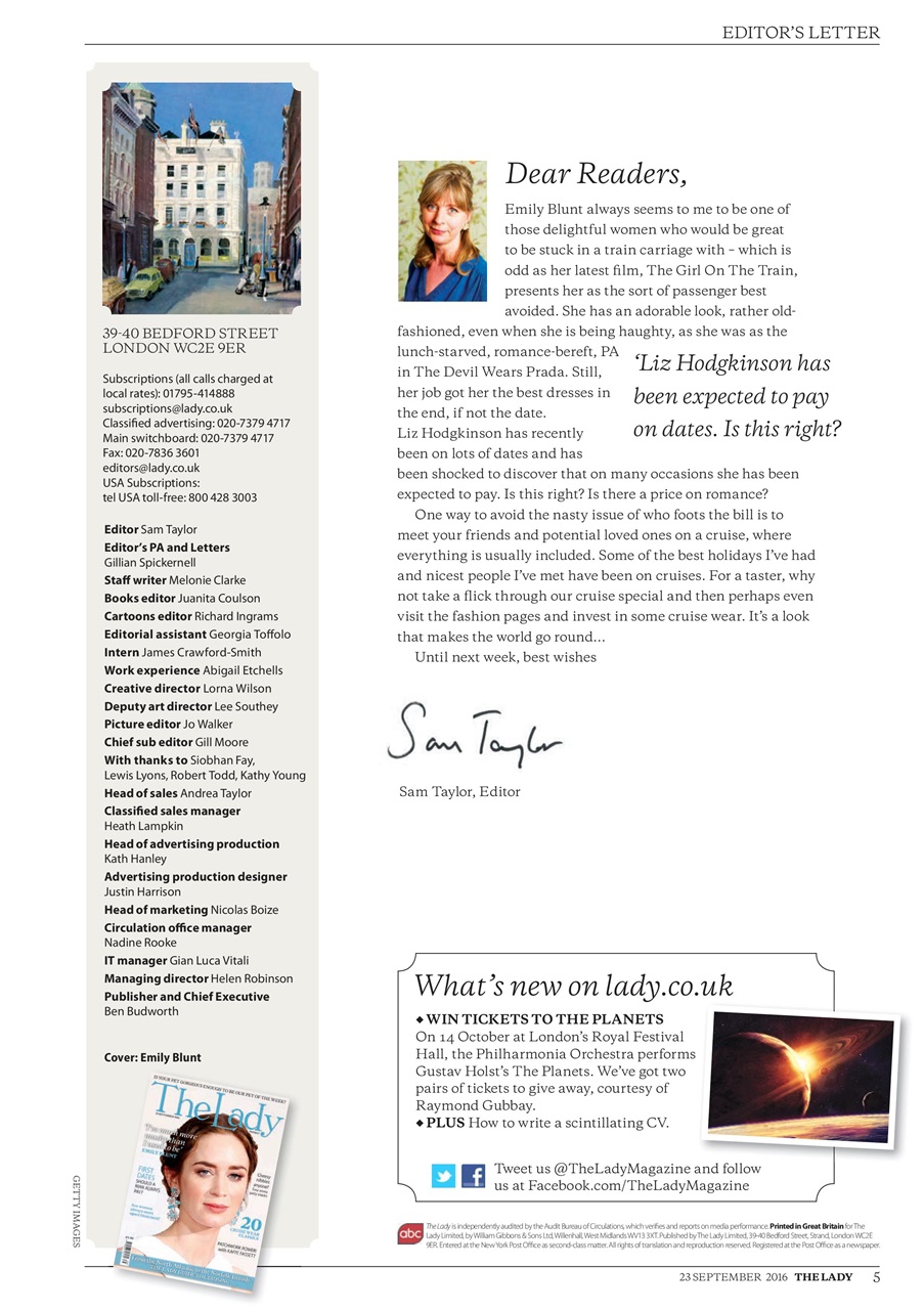 The Lady Preview Pages