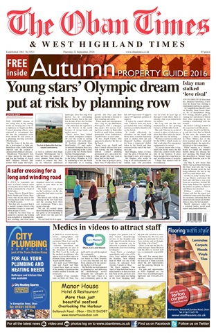 The Oban Times & Lochaber Times issue 22nd September 2016