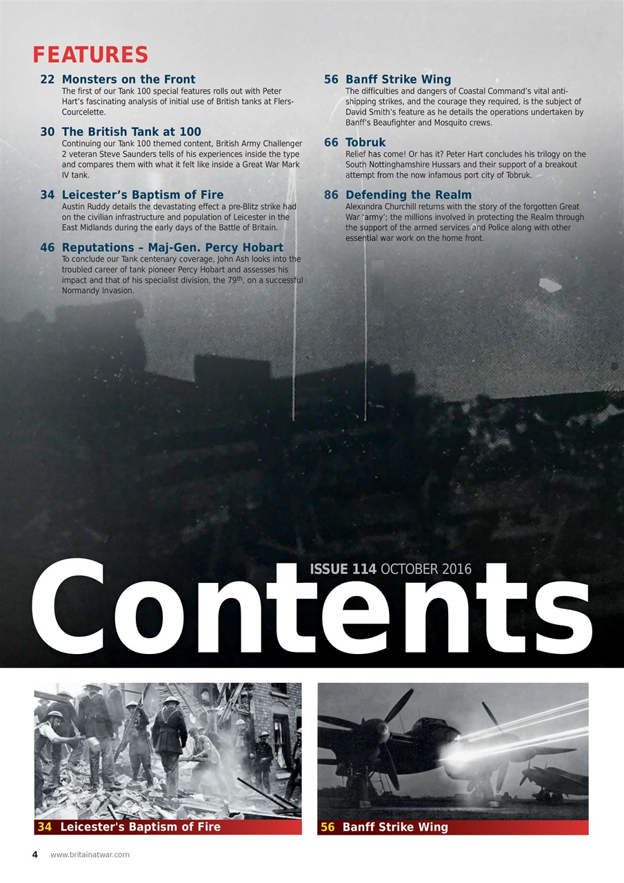 Britain at War Magazine Preview Pages