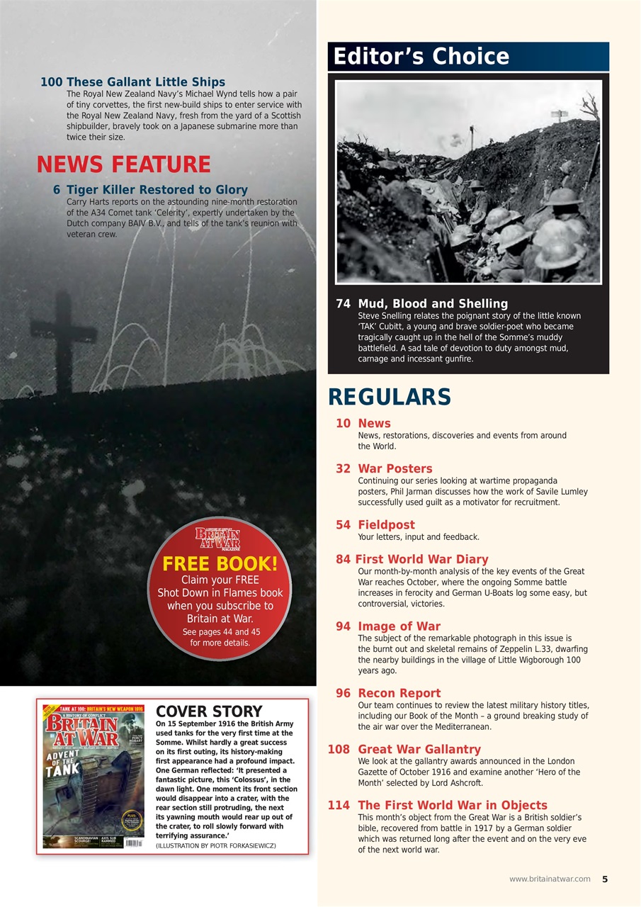 Britain at War Magazine Preview Pages