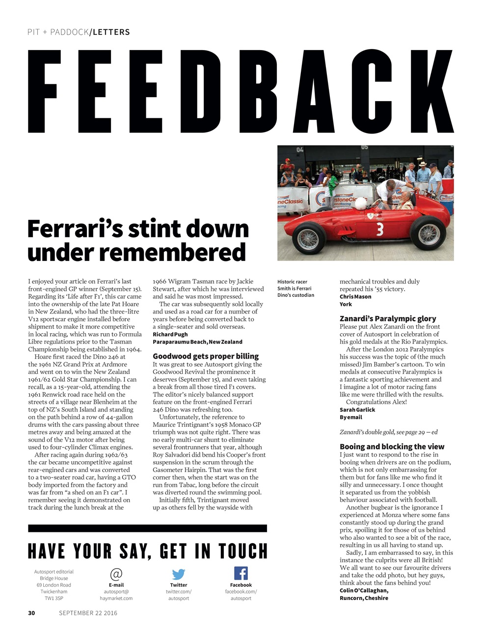 Autosport Preview Pages