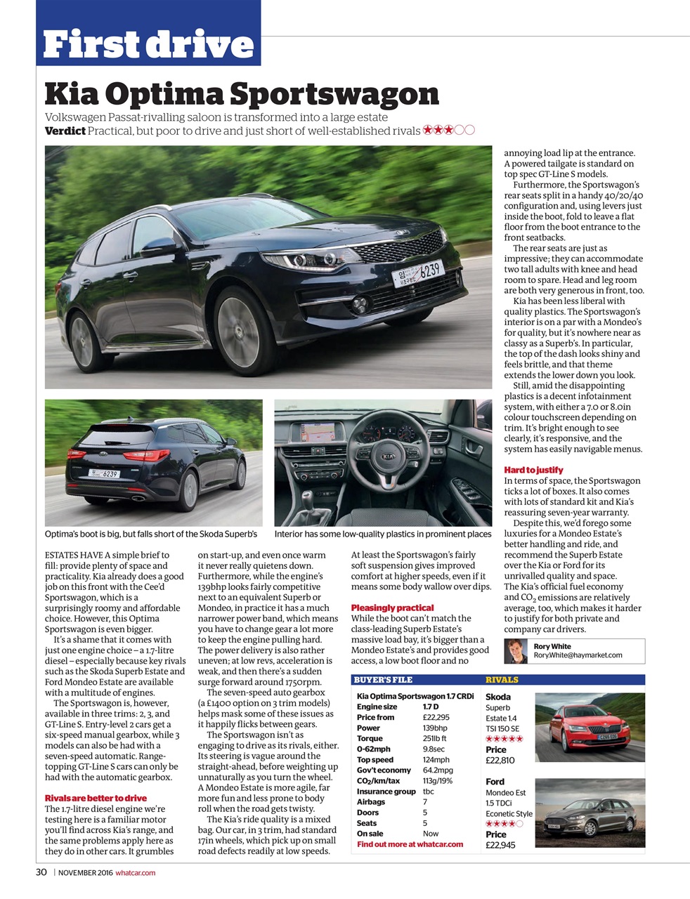 What Car? Preview Pages