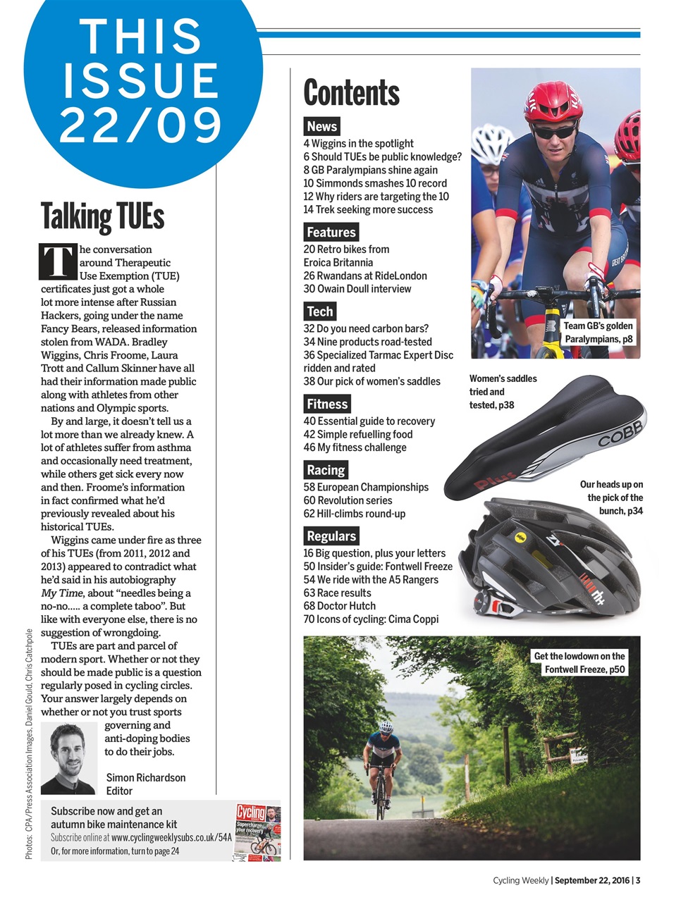 Cycling Weekly Preview Pages