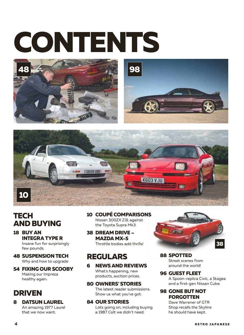 Retro Japanese Preview Pages