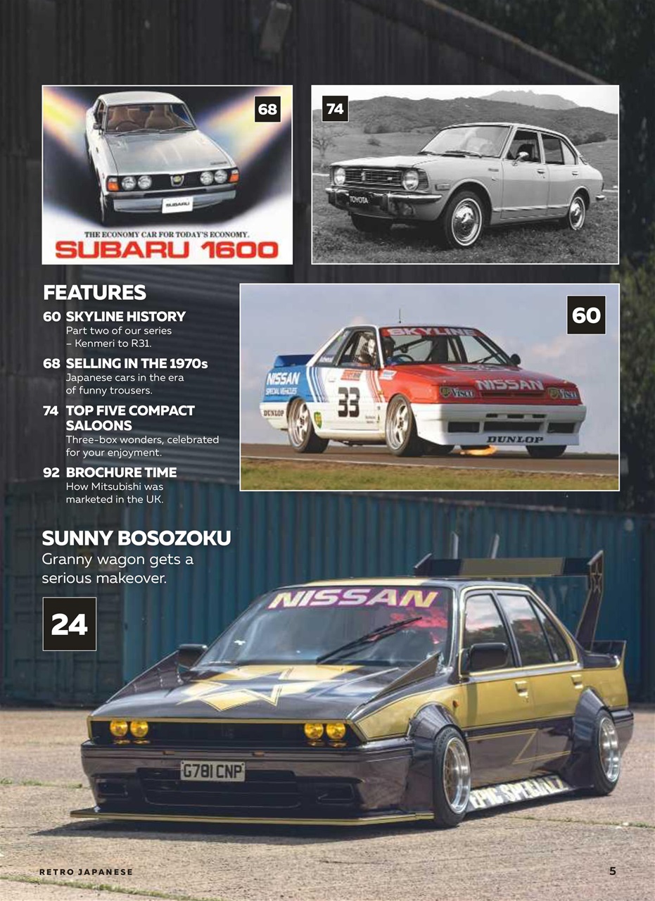 Retro Japanese Preview Pages