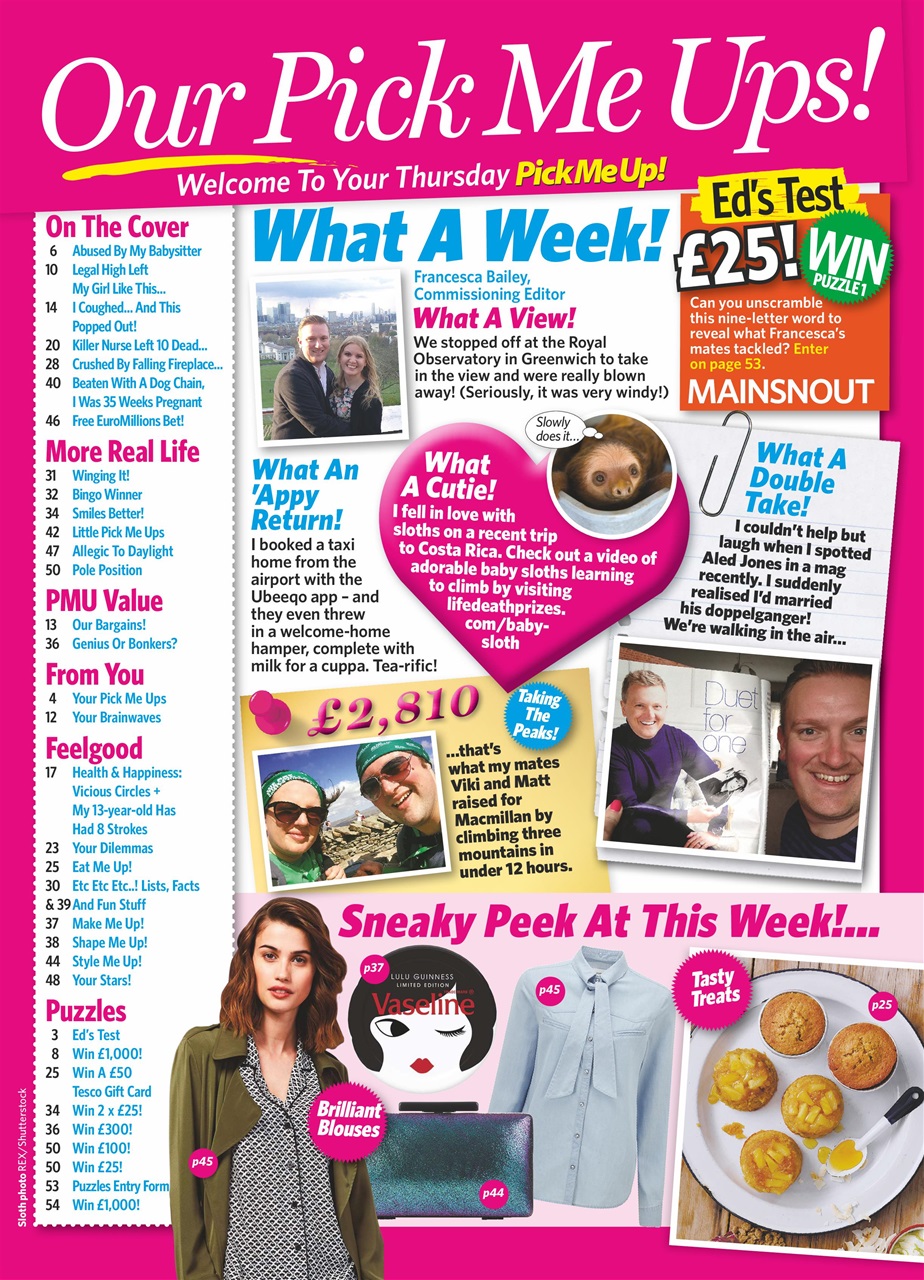 Pick Me Up Preview Pages