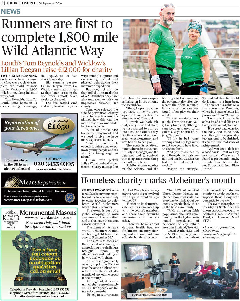 Irish World Preview Pages