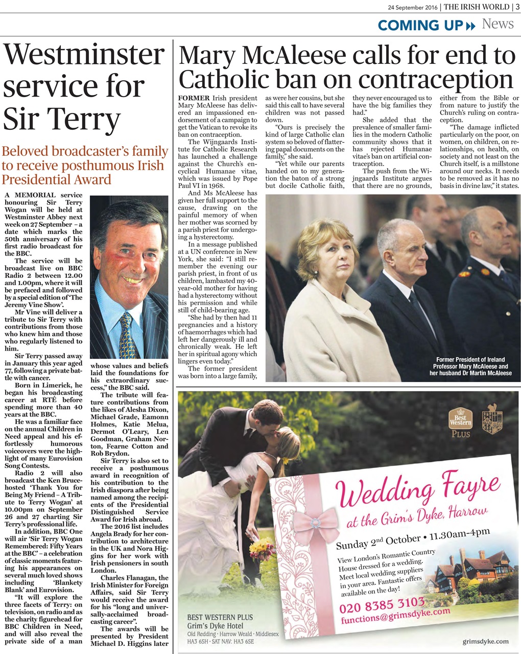 Irish World Preview Pages