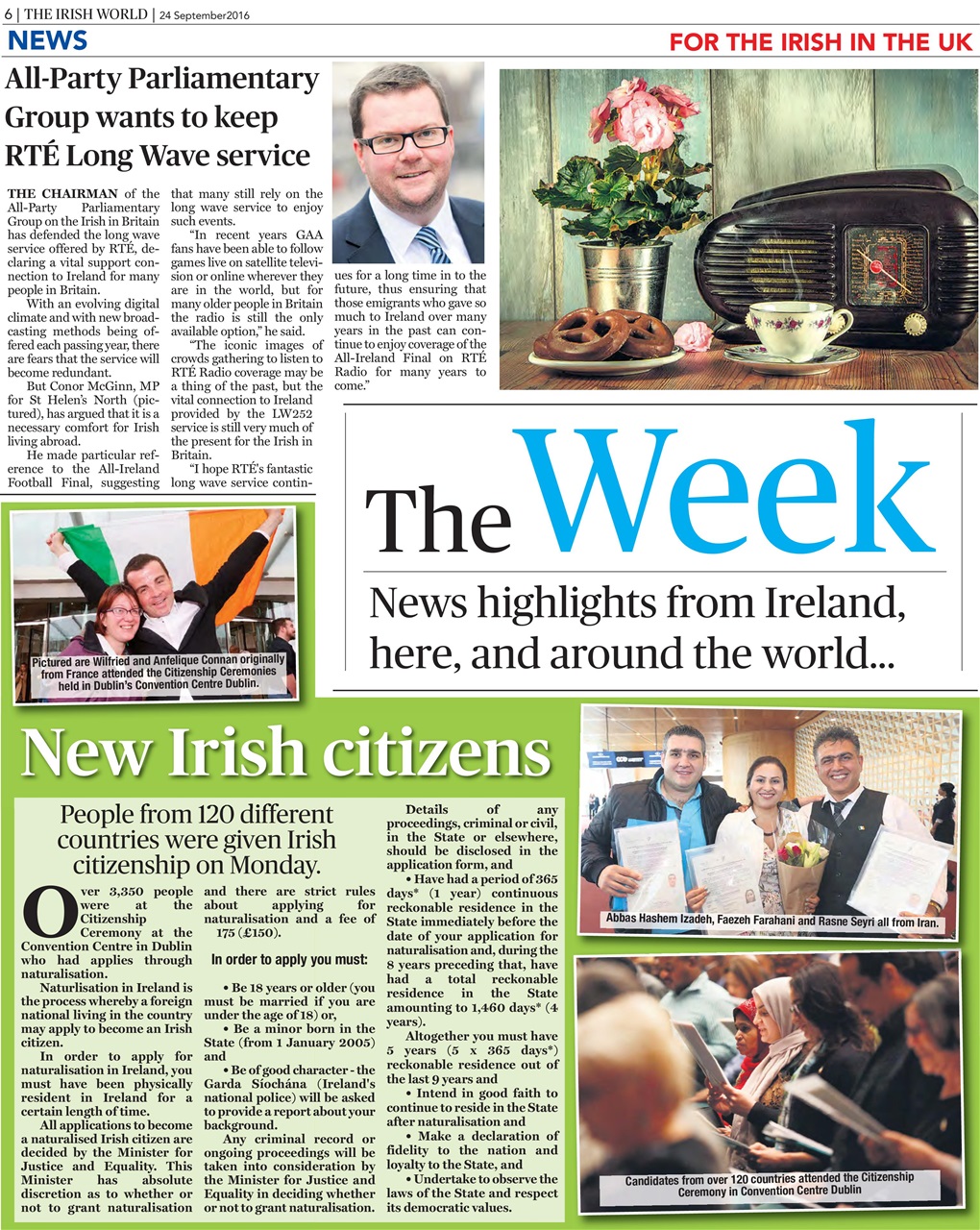 Irish World Preview Pages