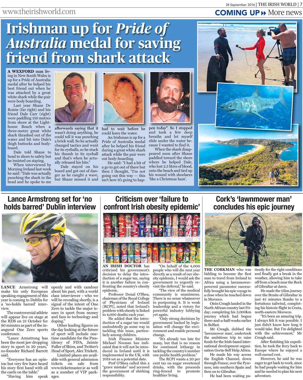 Irish World Preview Pages