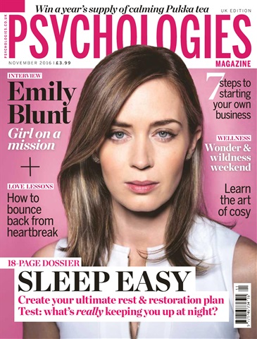 Psychologies issue No. 134 Sleep Easy 
