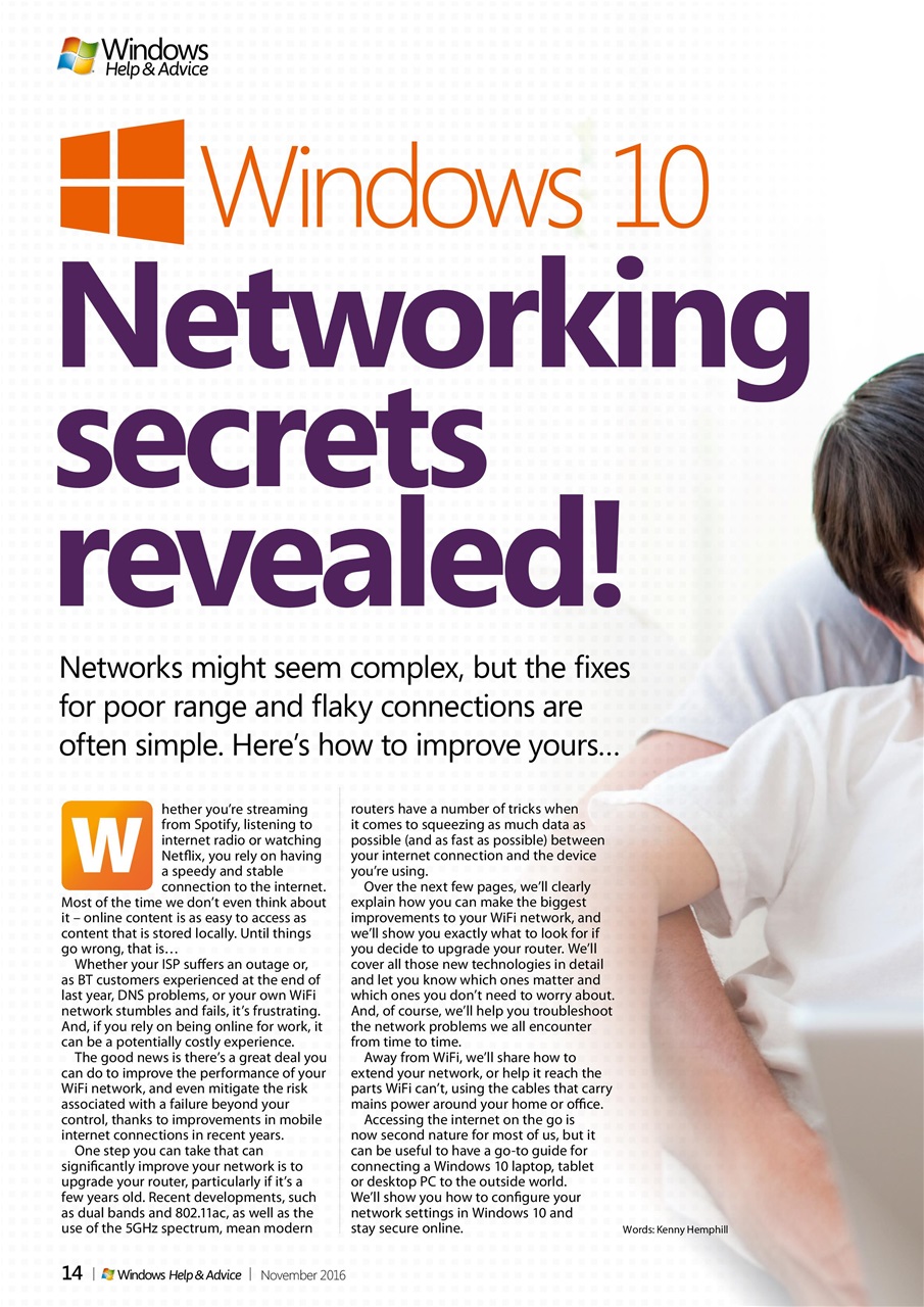 Windows Help & Advice Preview Pages