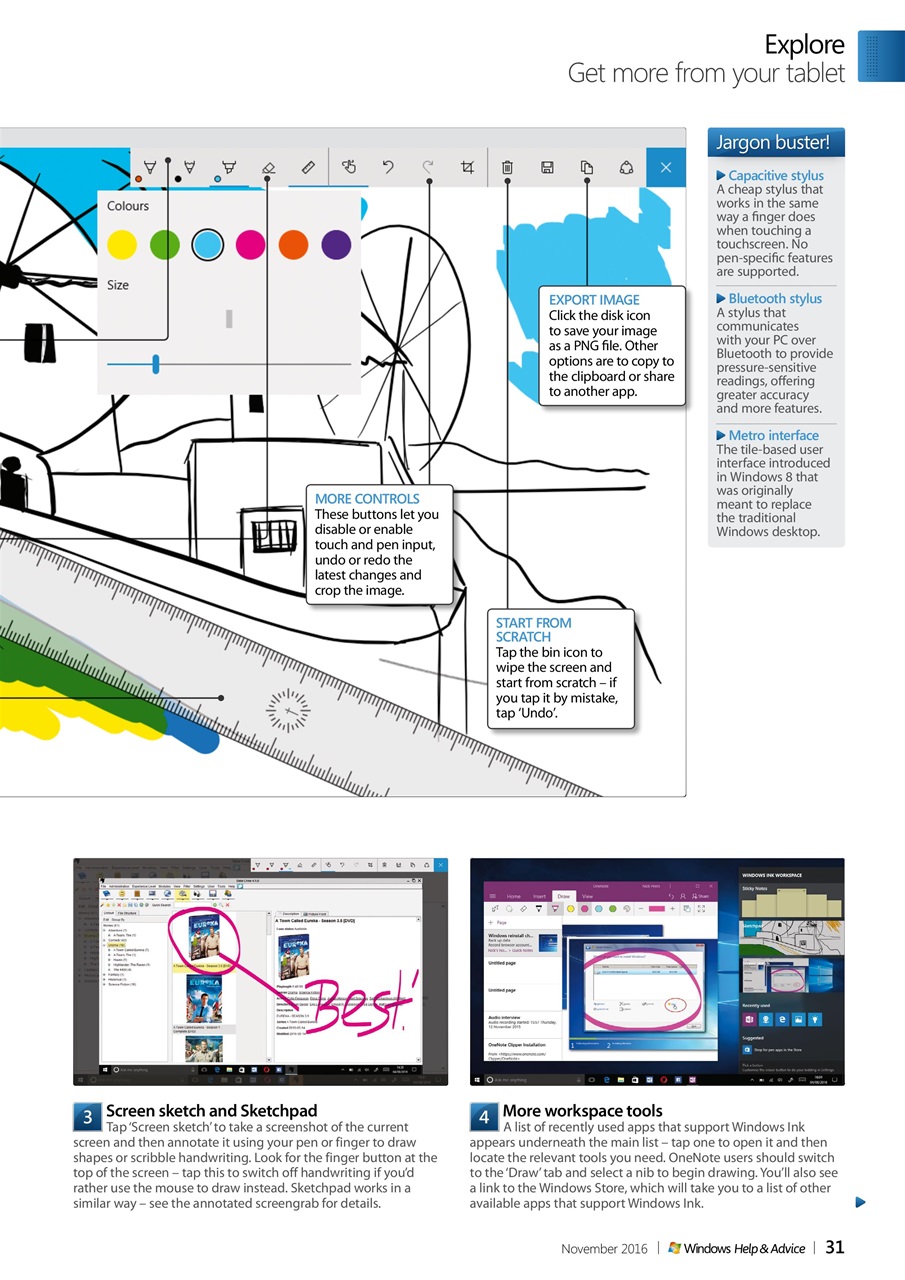 Windows Help & Advice Preview Pages