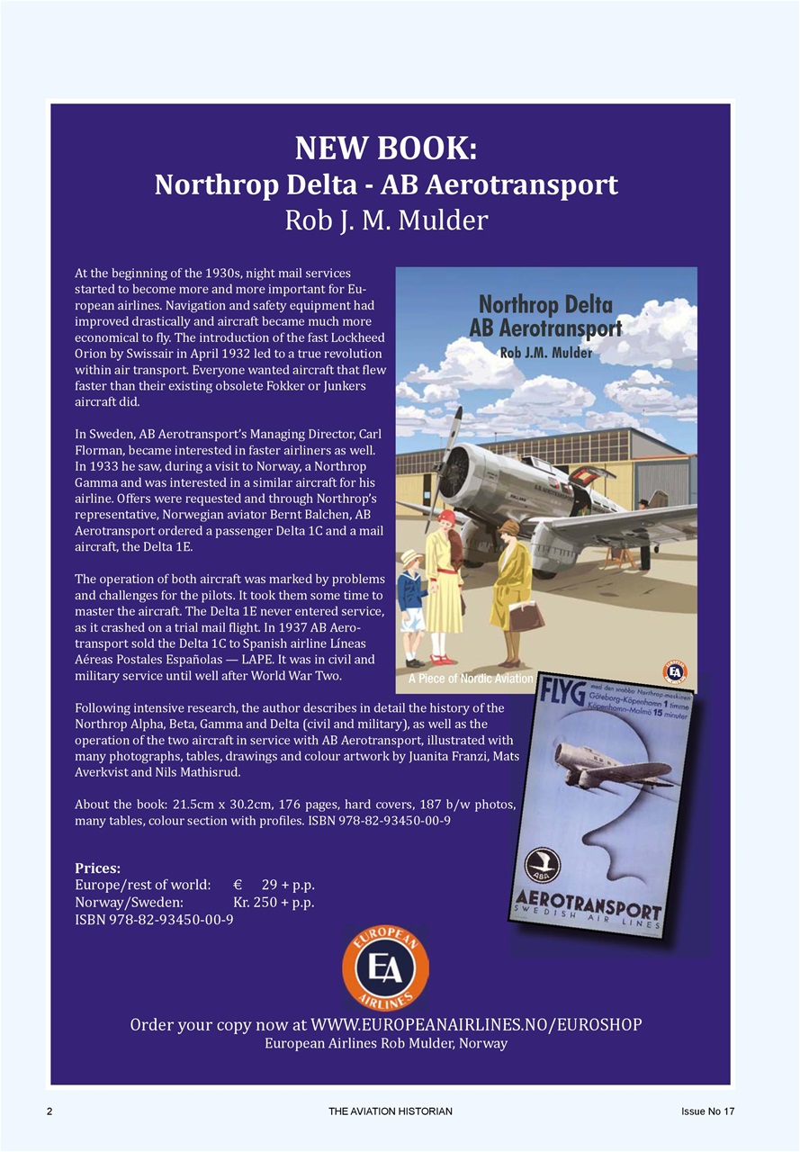 The Aviation Historian Magazine Preview Pages