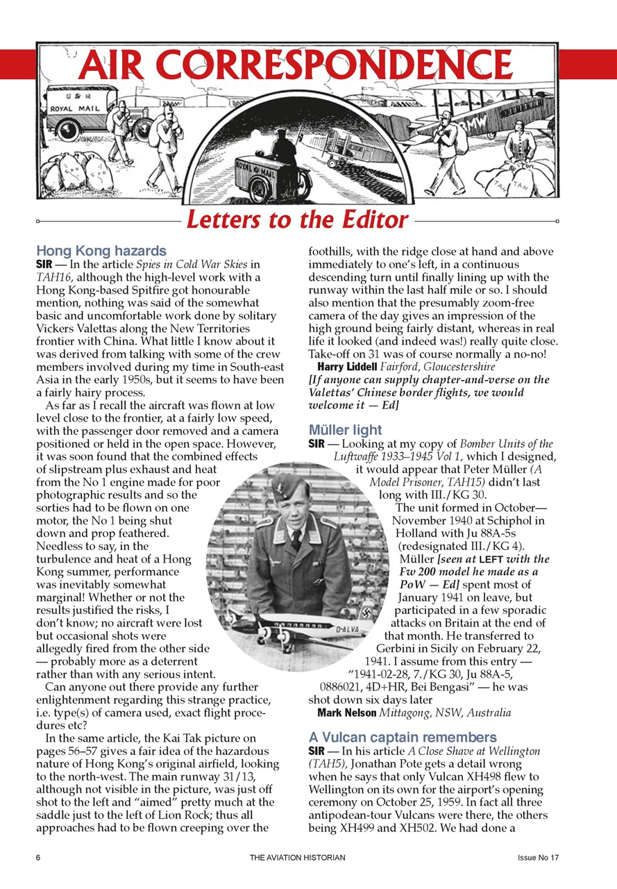 The Aviation Historian Magazine Preview Pages