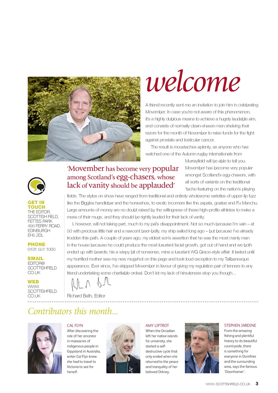 Scottish Field Preview Pages