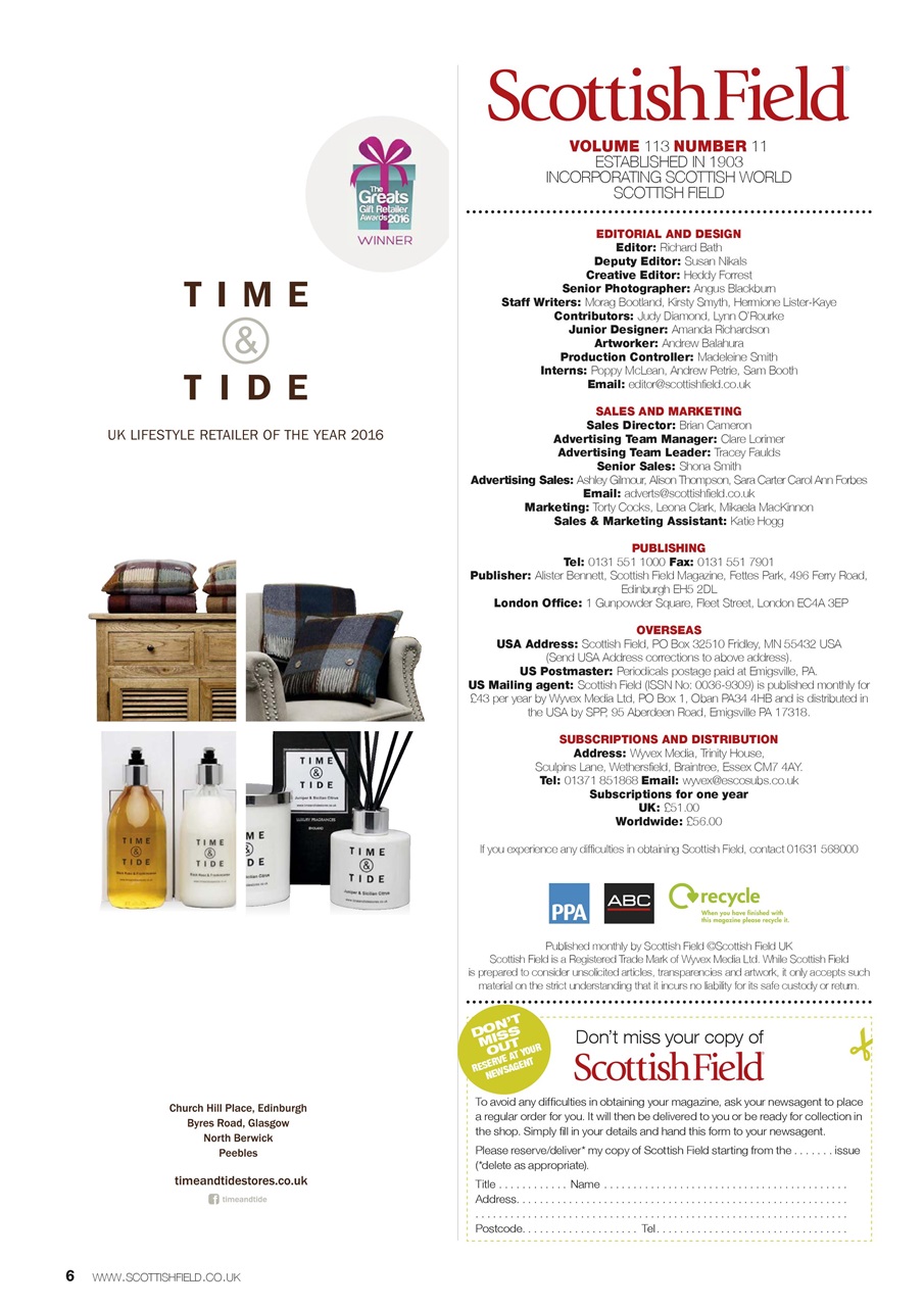 Scottish Field Preview Pages