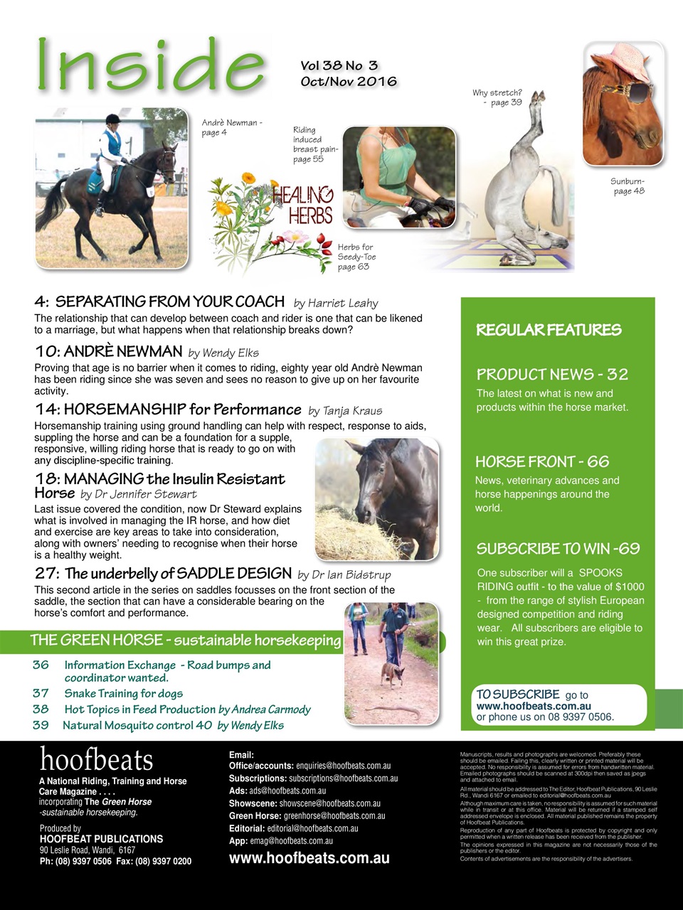 Hoofbeats Preview Pages