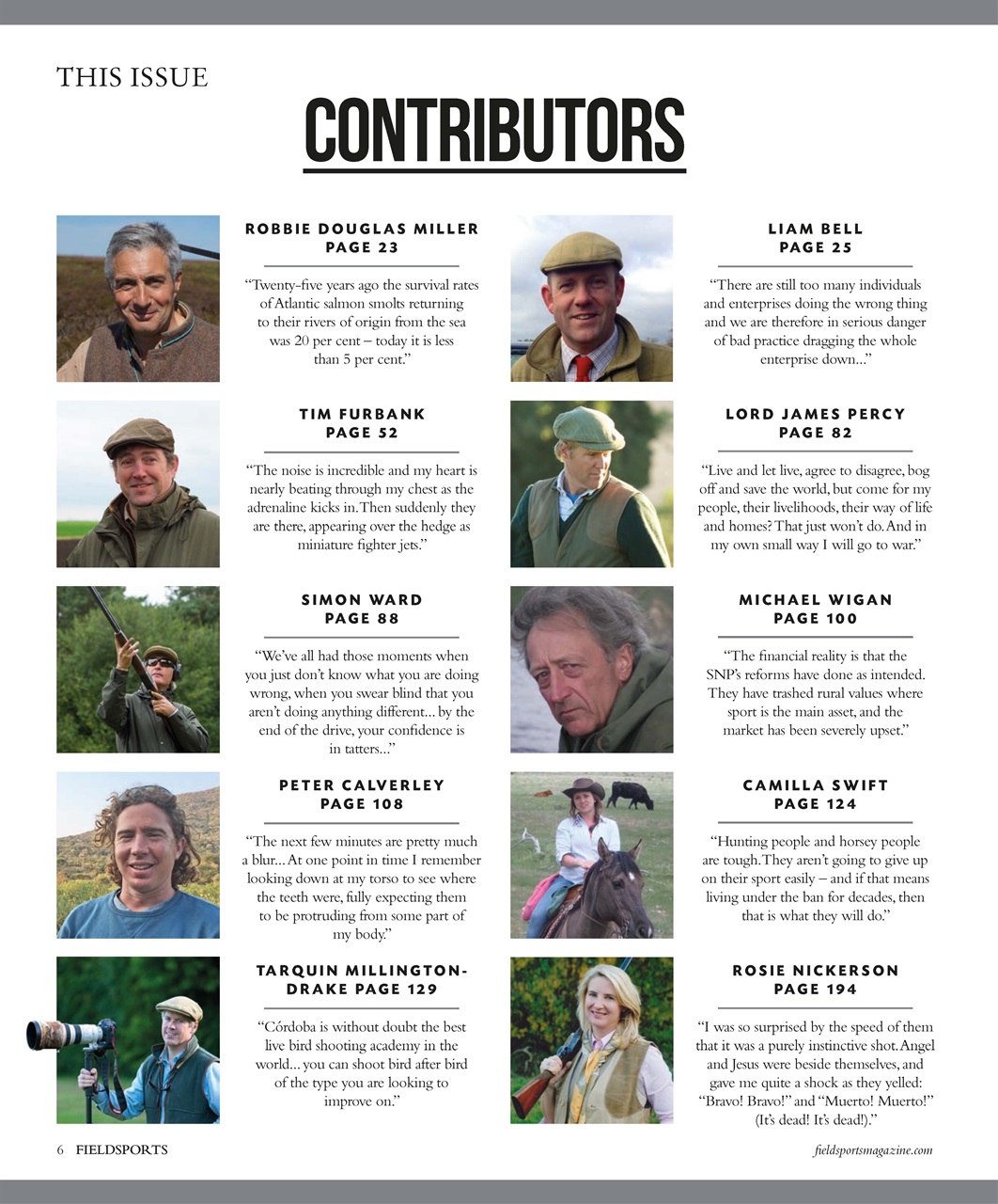 Fieldsports Journal Preview Pages