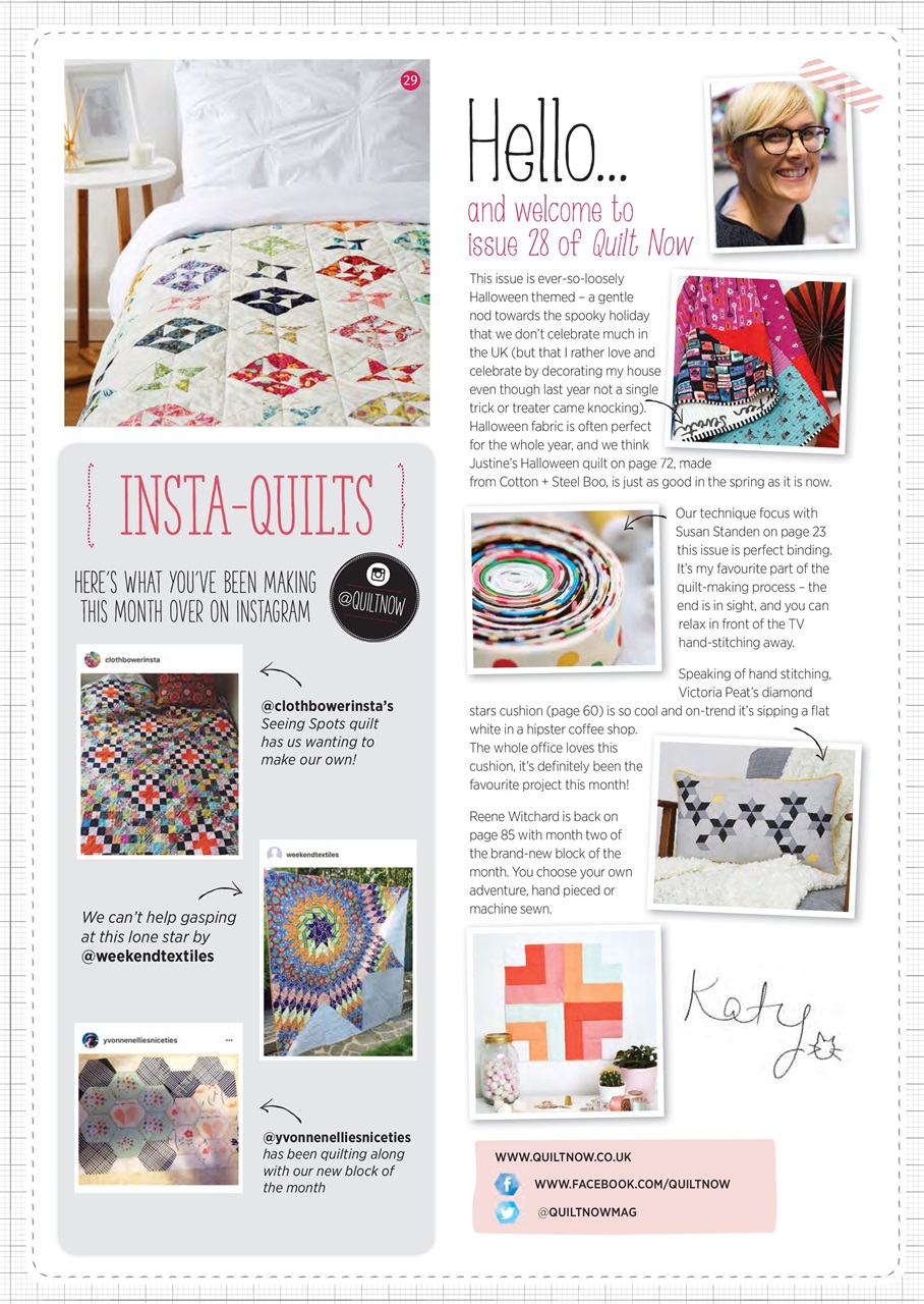 Quilt Now Preview Pages