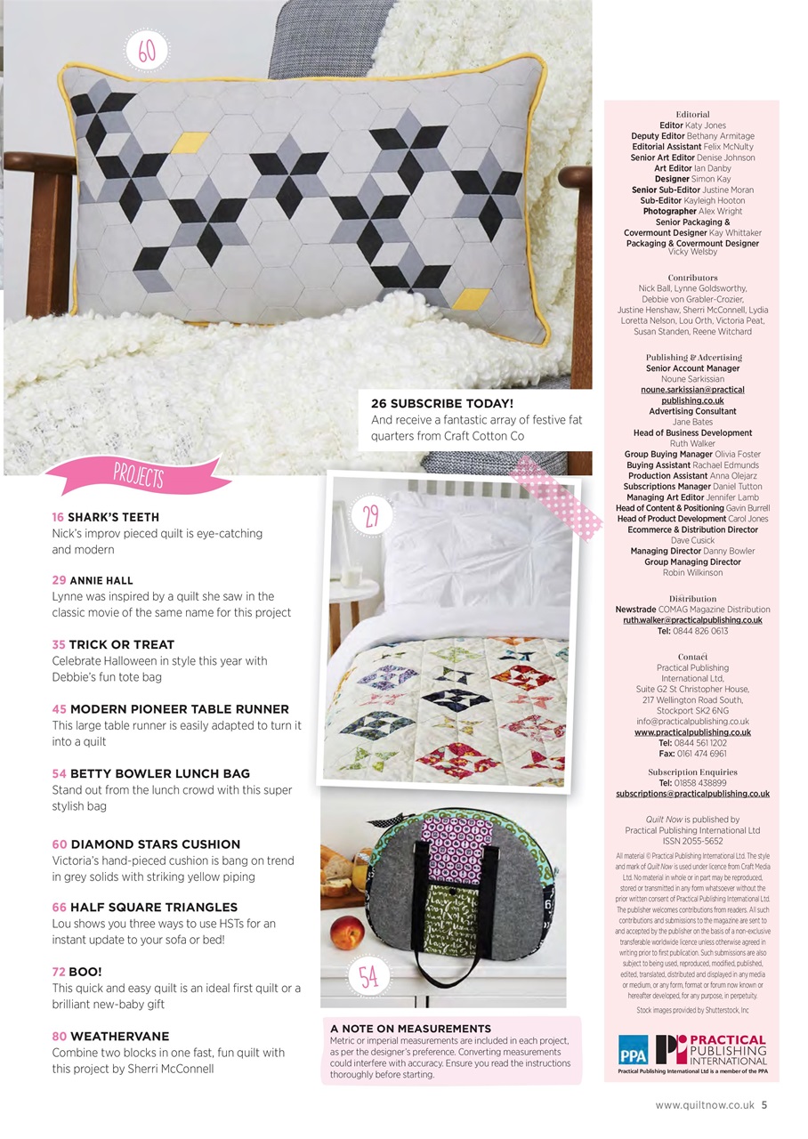 Quilt Now Preview Pages