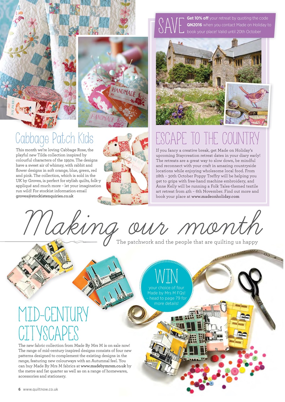 Quilt Now Preview Pages