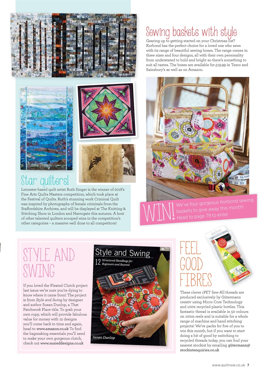 Quilt Now Preview Pages