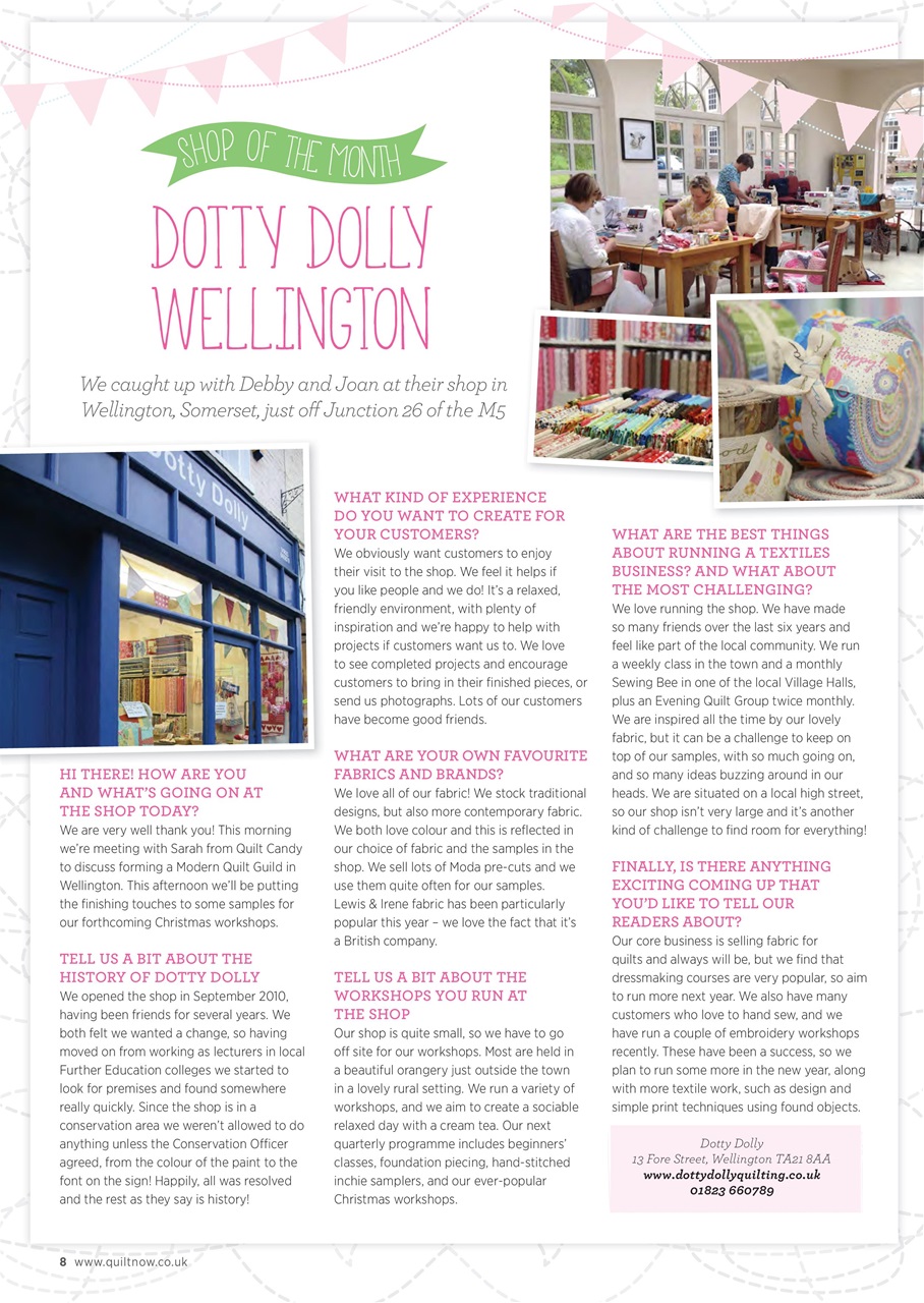 Quilt Now Preview Pages