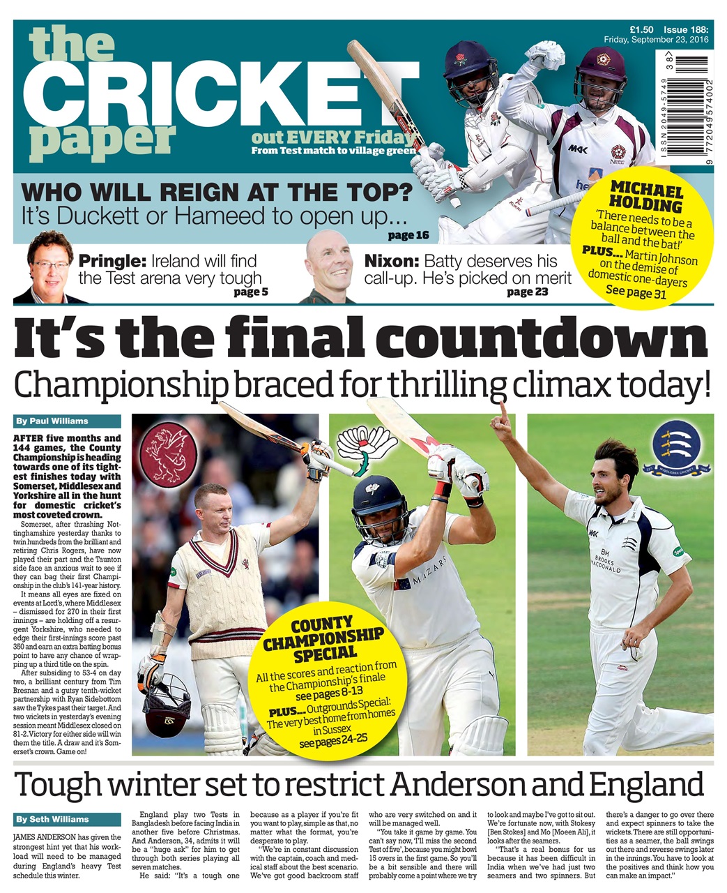 The Cricket Paper Preview Pages