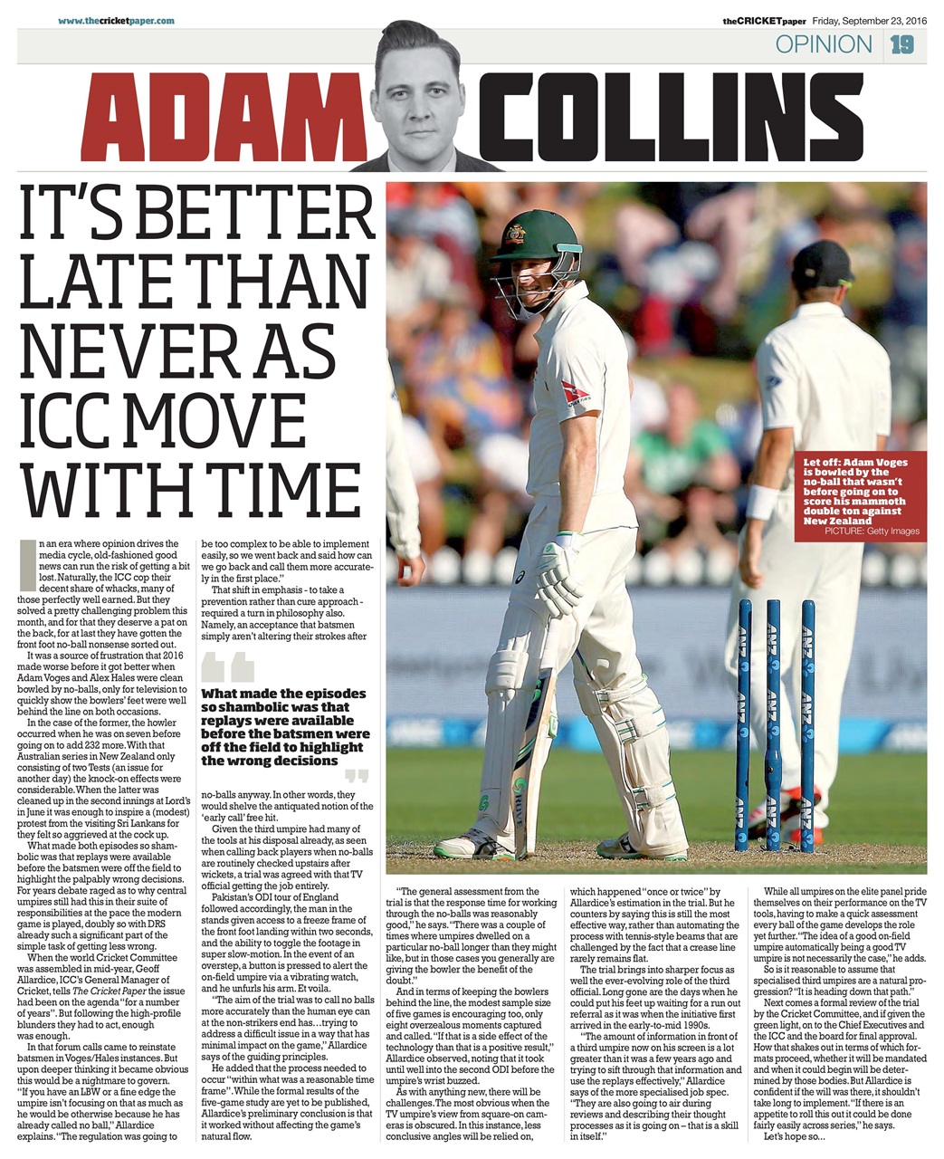 The Cricket Paper Preview Pages