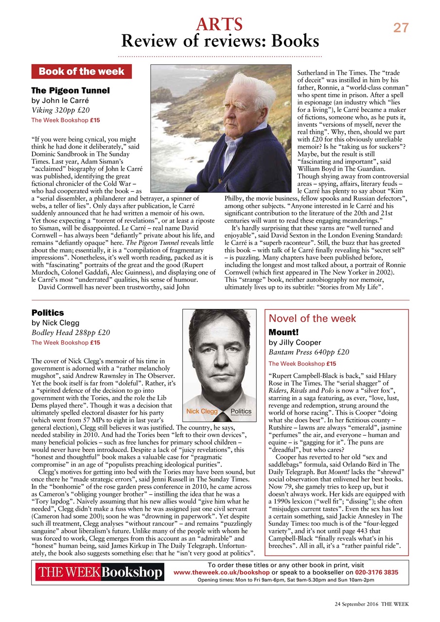 The Week Preview Pages