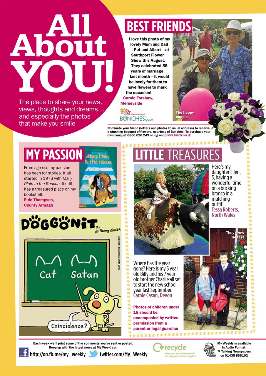 My Weekly Preview Pages