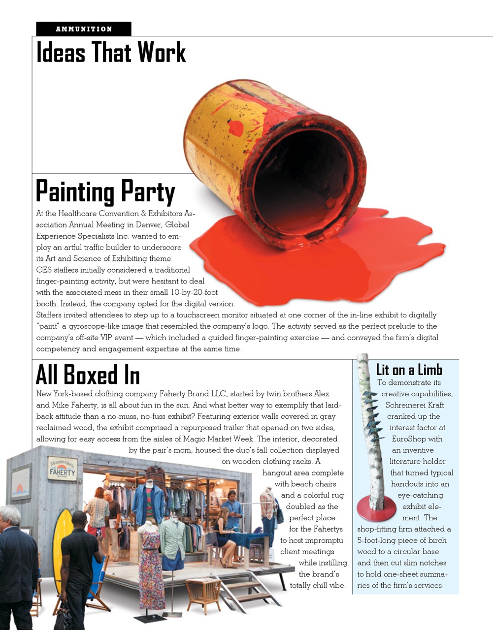 EXHIBITOR Magazine Preview Pages