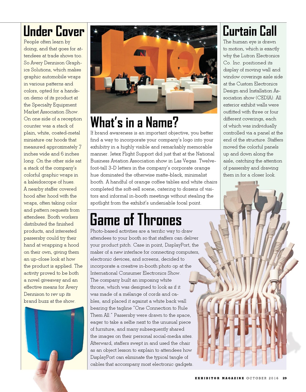 EXHIBITOR Magazine Preview Pages