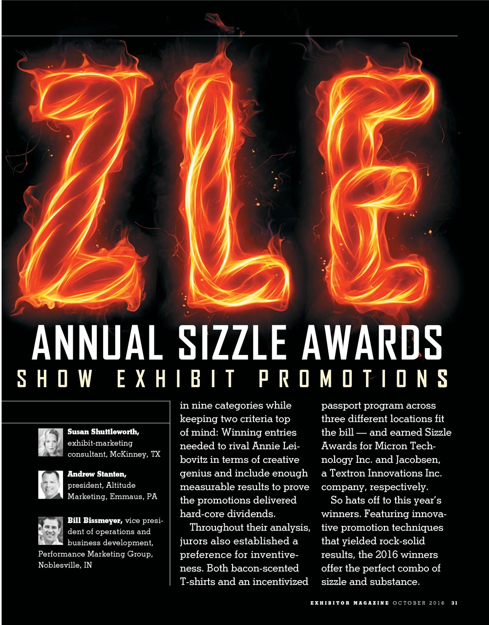 EXHIBITOR Magazine Preview Pages