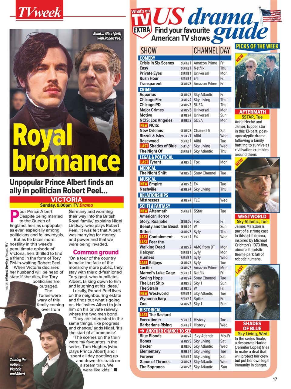 What's on TV Preview Pages