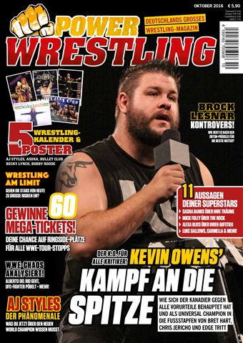 Power-Wrestling issue Oktober 2016