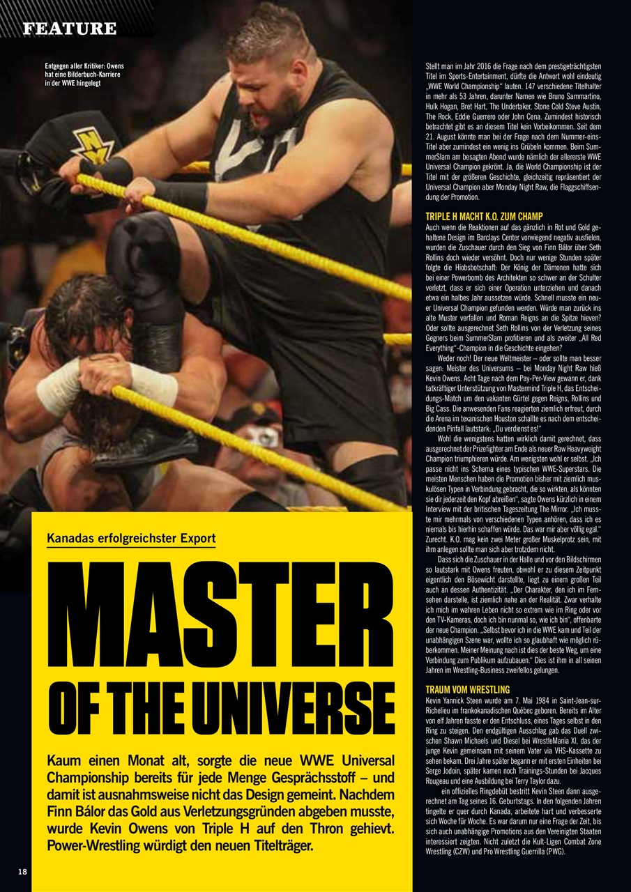 Power-Wrestling Preview Pages