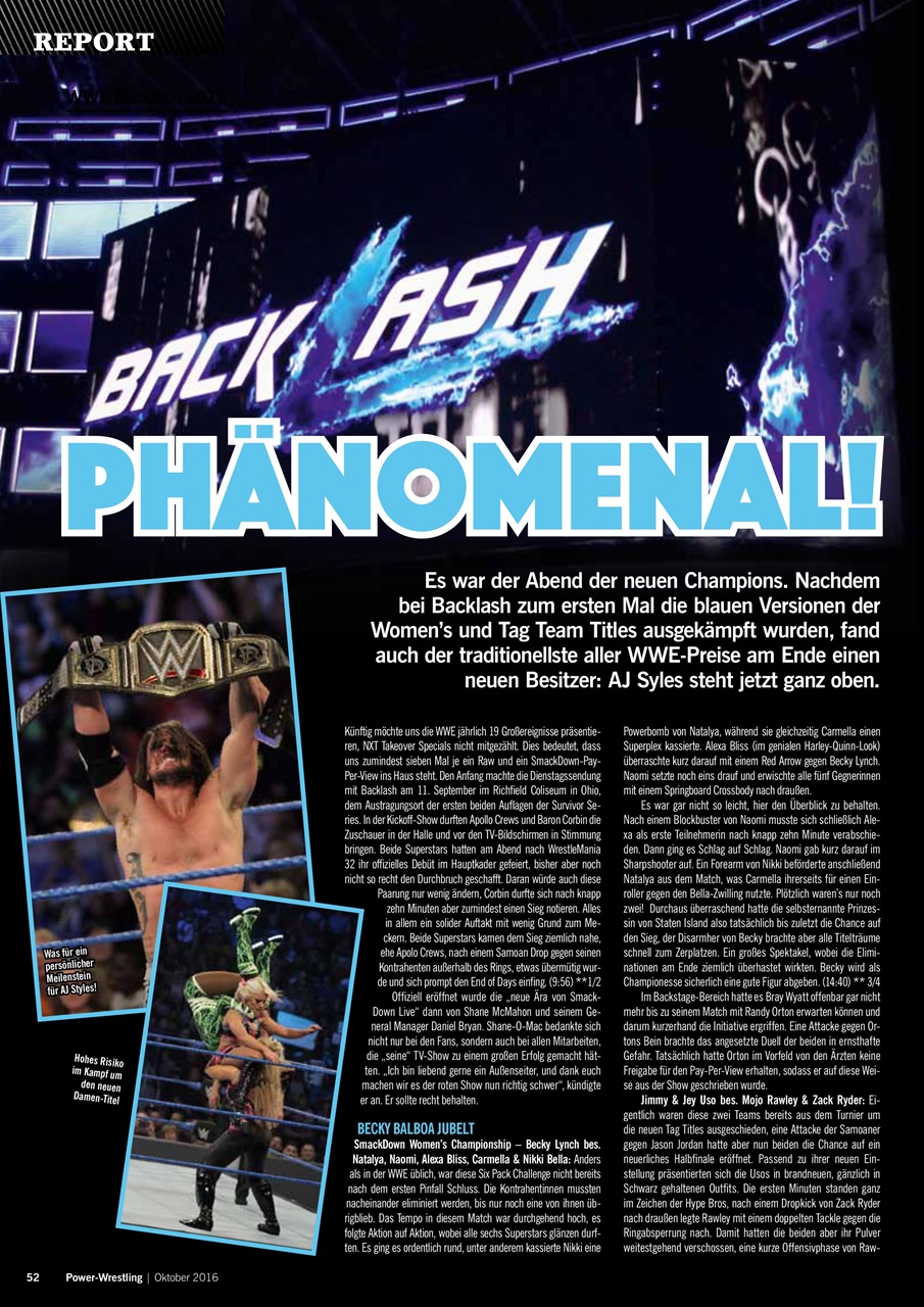 Power-Wrestling Preview Pages