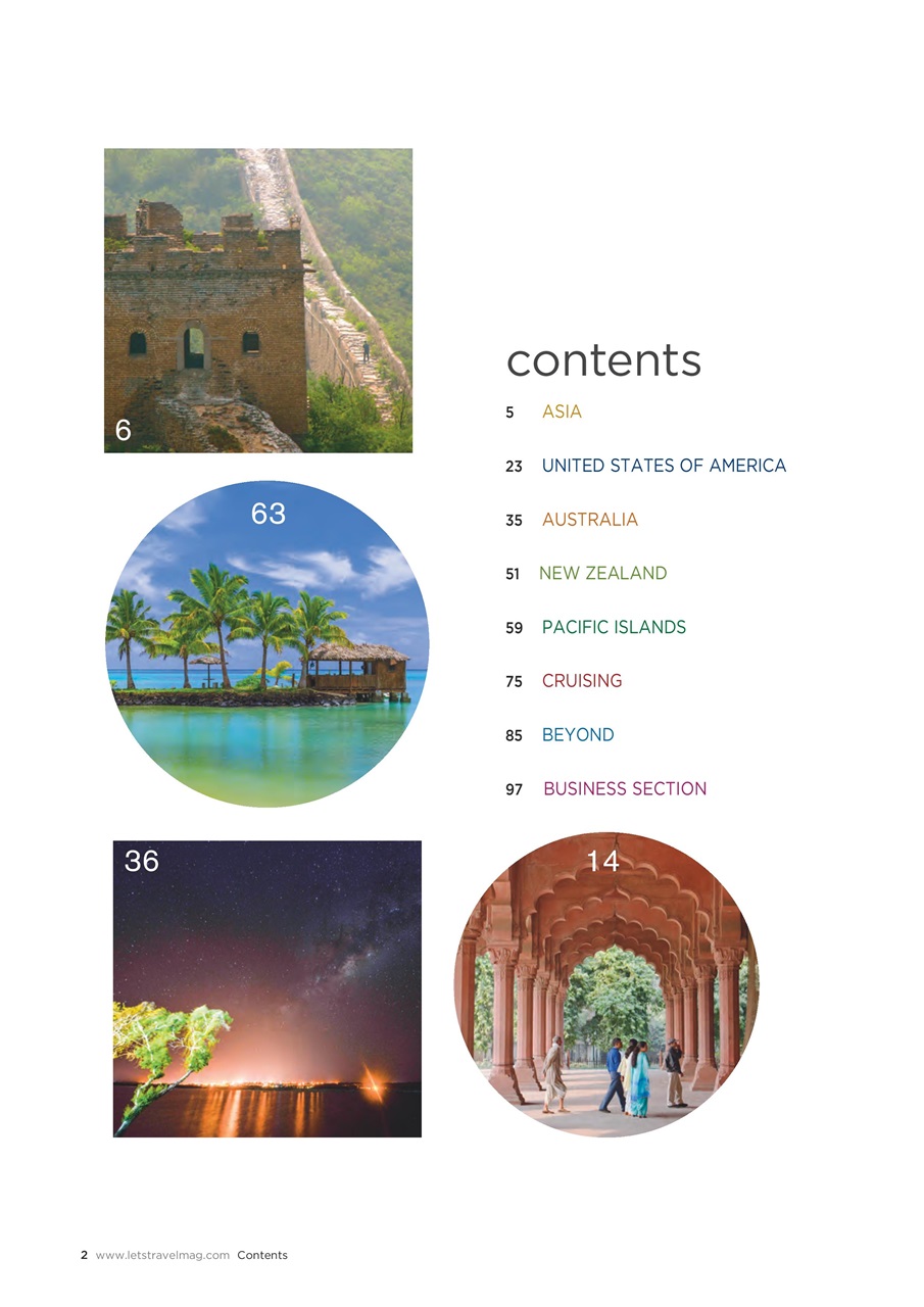 Let’s Travel Preview Pages