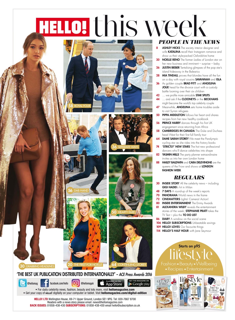 Hello! Magazine Preview Pages