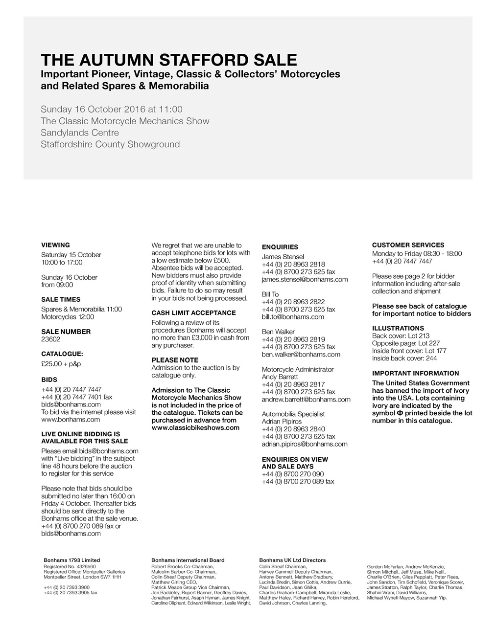 The Classic MotorCycle Preview Pages