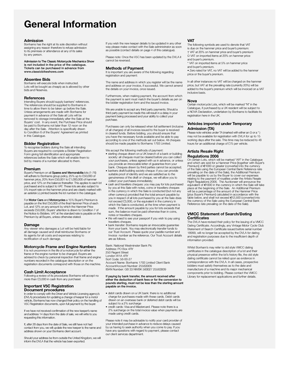 The Classic MotorCycle Preview Pages