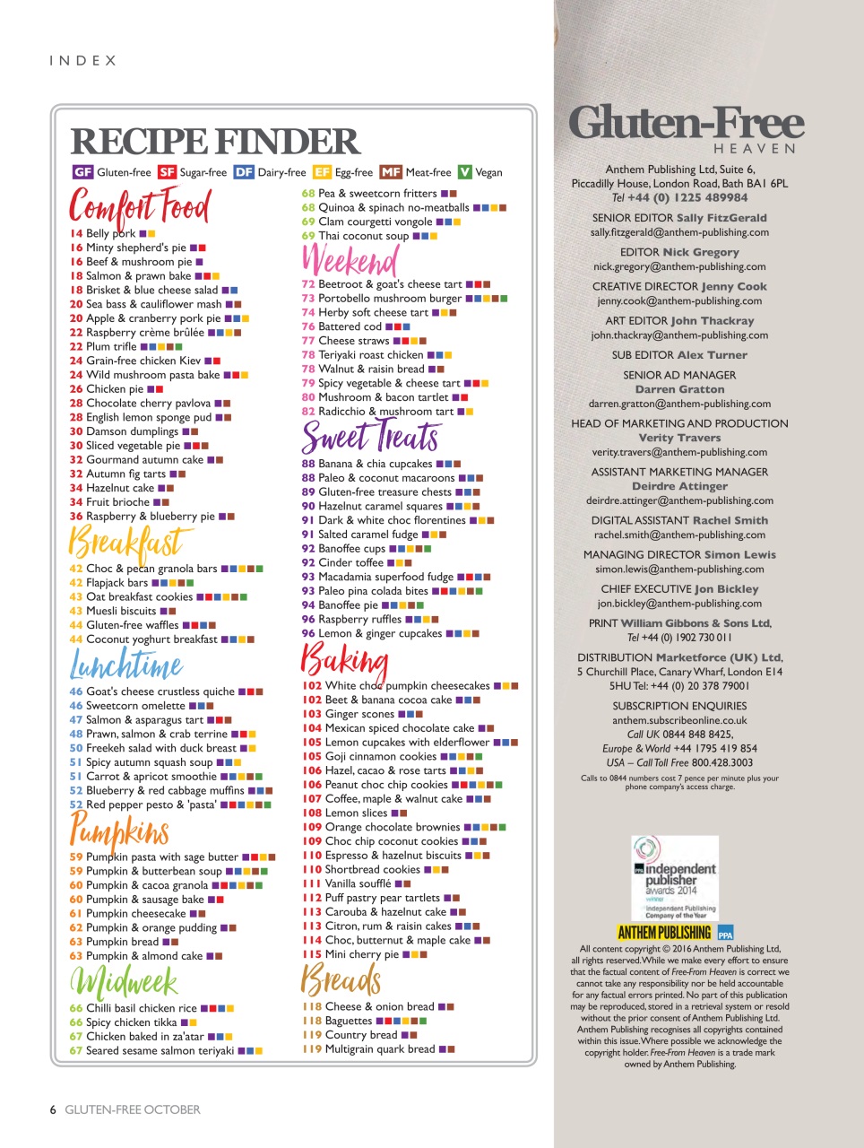 Gluten-Free Heaven Preview Pages